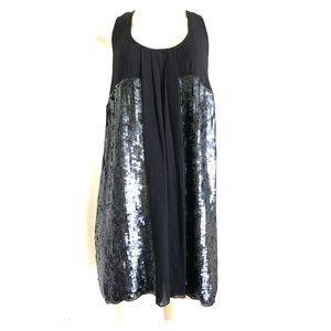 Joie S Black Sequin Dress NWT